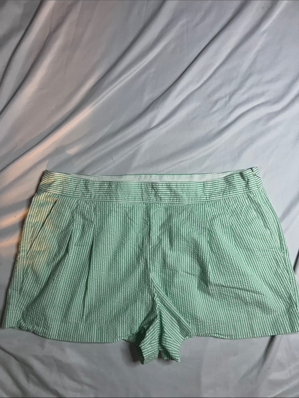 I.Crew Striped Shorts